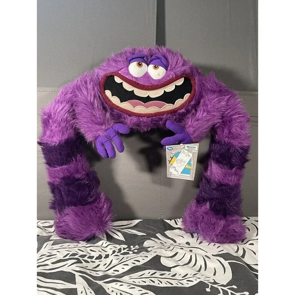 Disney Store Art Stuffed Animal Toy Monsters University MU Oozma Kappa NWT